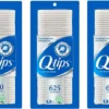 Q-TIPS SWABS Cotton Club ct, 625 Count, (Pack of 3)